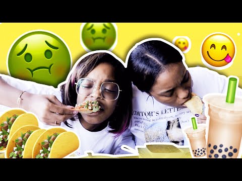 Trying popular foods/drinks I've never had before | Marsai Martin