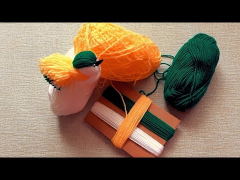 Вы будете удивлены как всё просто! Нужно лишь намотать нитки на картон.