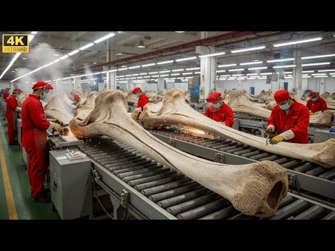 How Elephant Bone is Processed for Luxury Furniture Inlays– Inside the Modern Factory (Full Process)