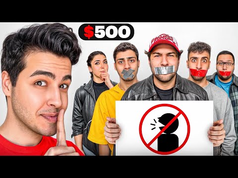 هرکی آخرین نفر حرف بزنه ۵۰ میلیون میبره (مهمون جدید) 😂 LAST TO TALK WINS