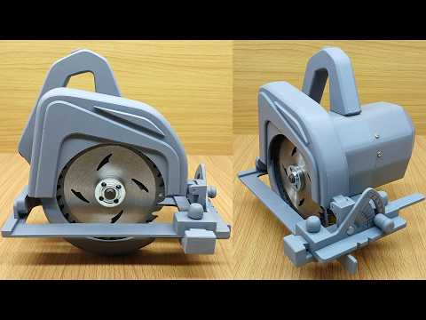 Homemade mini cutting machine made from PVC plastic