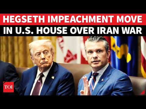 'FIRE HIM NOW': Hegseth Impeachment Move In U.S. House Over Iran 'War Crimes' | WATCH