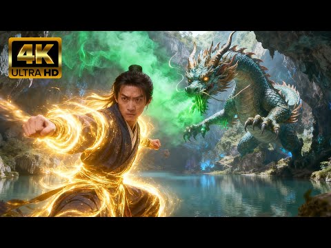 【2025武俠電影】上古巨蟒甦醒吞天滅地，廢柴少年覺醒神力，一招鎮壓全場！#chinesedrama  #movie #功夫 #动作 #kungfu #电影 #武侠