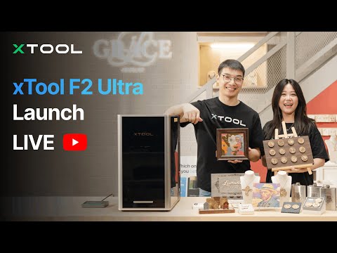 xTool F2 Ultra Launch Event | World's First 60W MOPA + 40W Diode Dual Laser | Live Demo + Giveaways!