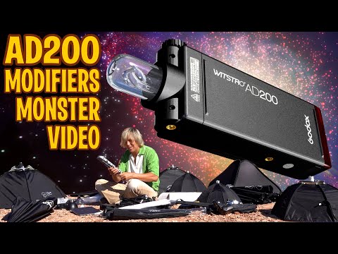 EPIC Godox AD200 modifiers not requiring S-bracket - Watch This Video!