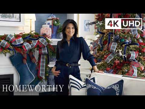 Classic Ralph Lauren-Inspired Christmas Inside a Montreal Home | Holiday Home Tour | 4K