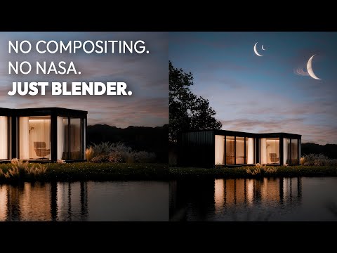 Create a REAL SKY in Blender with no HDRI!