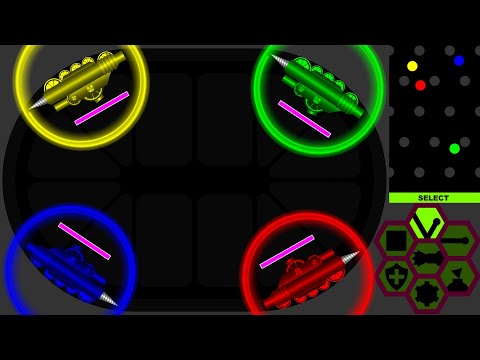 The Tank Battle 8 - Marble Race in Algodoo