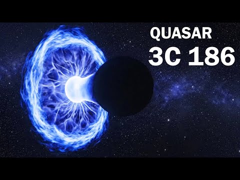 Quasar 3C 186 - Why a Supermassive Black Hole Is Fleeing Its Galaxy? | Documentary for Sleep