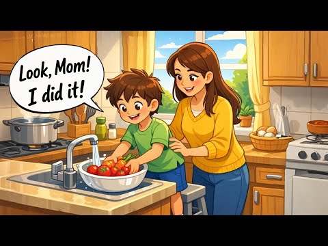 10 Simple Daily Family English Conversations for Beginners | Everyday English (A1–A2)