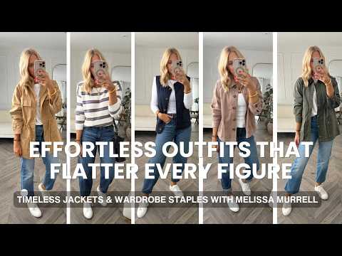Comfy Looks For Every Body Shape. Timeless Jackets & Wardrobe Staples With Stylist Melissa Murrell