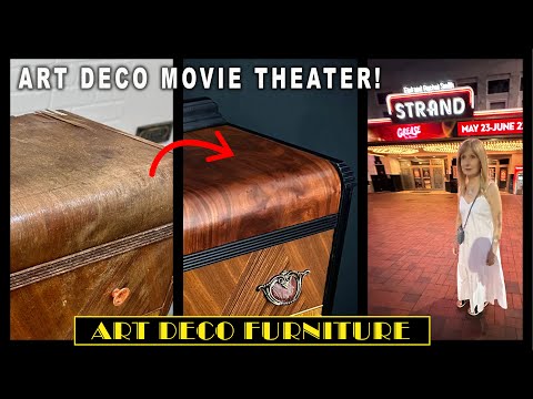 1930s MOVIE THEATER Inspires Art Deco Furniture MAKEOVER
