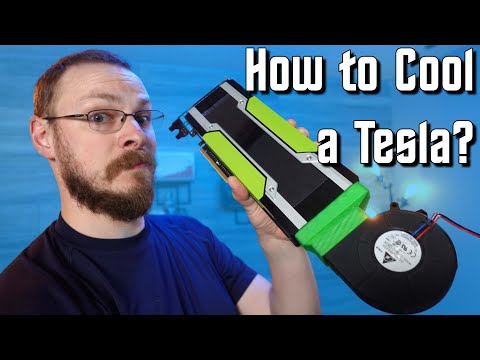 How do you cool an nVidia Tesla GPU?
