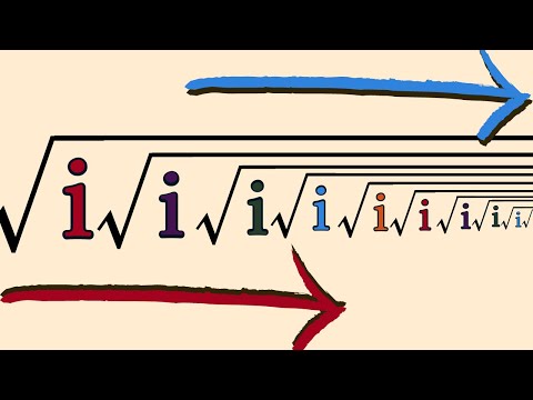 Nested square roots of i.