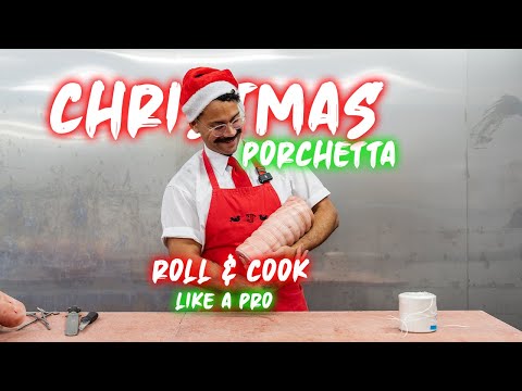 Christmas Porchetta Mastery: Roll & Cook Like a Pro!