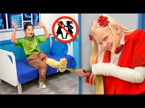 Rich vs Broke in the Hospital Adventures for kids