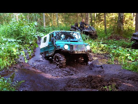 Вот это ПОВОРОТ! ДЕД ЛУаЗ против ГРУЗОВИКА 300 л.с. и БИГФУТА на безнадёжном бездорожье.