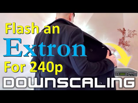 Downscaling Chronicles 16: Extron DVS 605. Revisiting the Extron EDID Method to Output 240p to a CRT