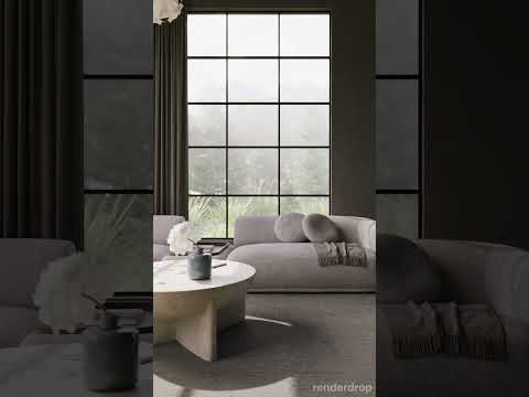 ✨ Clean Lines, Cozy Vibes ✨ 3D Architecture Visualization #archviz #realestate #realestatemarketing