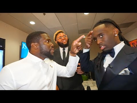 Kai Cenat Reunites With Kevin Hart & Druski... (BET Awards)