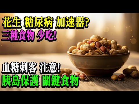 醫生曝光：花生真的是糖尿病加速器？保護胰島健康，這3種血糖刺客千萬要少吃！第1種家家都有，看到第3種嚇一跳！