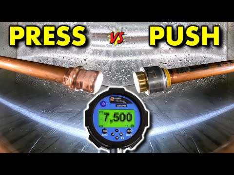 ProPress vs Push Fittings | Pressure Test