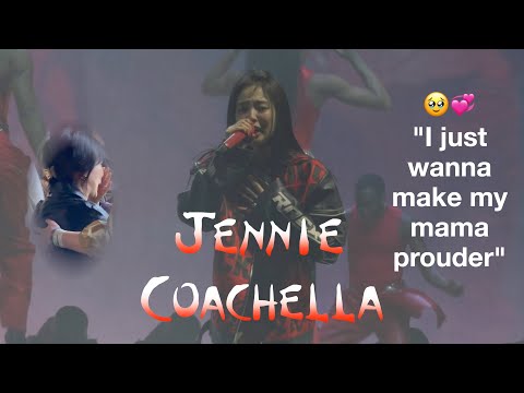 [4K60 HDR] ✨JENNIE &amp; MOM BLACKPINK COACHELLA WK2 ENDING MENT+'STARLIGHT' (bonus mom crying clip)