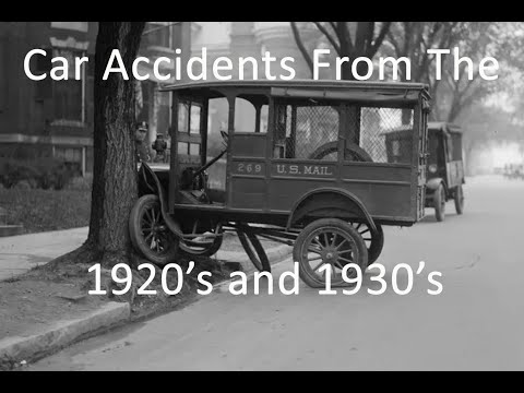 A Collection of nearly 100 Photos of Car Accidents and Wrecks from the 1920's and early 1930's