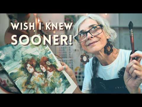 Stop Struggling — These Watercolour Hacks Changed Everything! (Beginner Friendly)