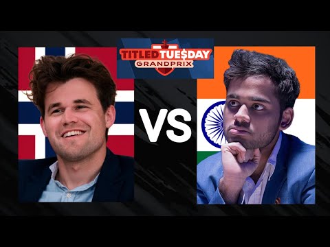 Magnus Carlsen vs Arjun Erigaisi | Titled Tuesday Early | January 14, 2025 | Chesscom