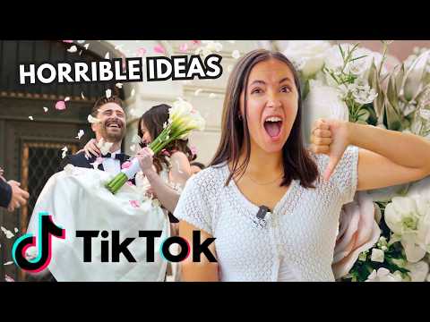 TikTok Gave These Brides TERRIBLE Advice… Here’s My Reaction