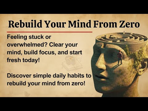 Rebuild Your Mind From Zero || ✅ || Learn English Through Motivation || Graded Reader