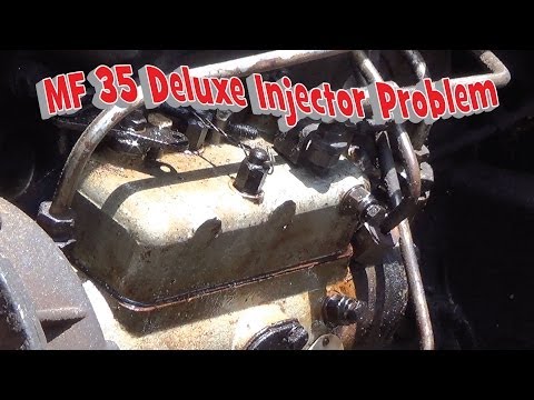 Massey Ferguson 35 Deluxe Injector Problem Part 1