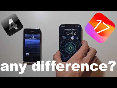 How has using an iPhone CHANGED from iOS 4 to iOS 17?   |   2010 vs 2023