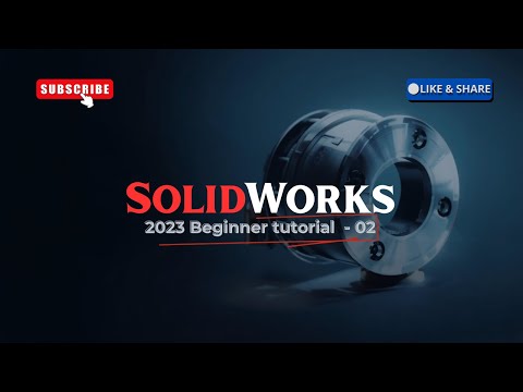 Solidworks beginner tutorial 02 || 3D Modelling || Part design || Tech Design