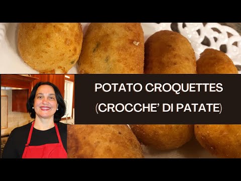 Italian Potato Croquettes | Potato Croquettes Recipe | Crocche’ di Patate