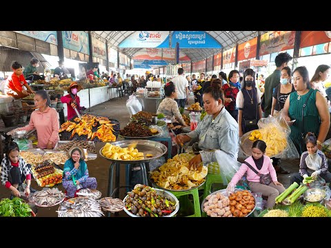 Cambodian Best Street Food Compilation - Grilled Food, Fish, Shrimp, Snacks, & More