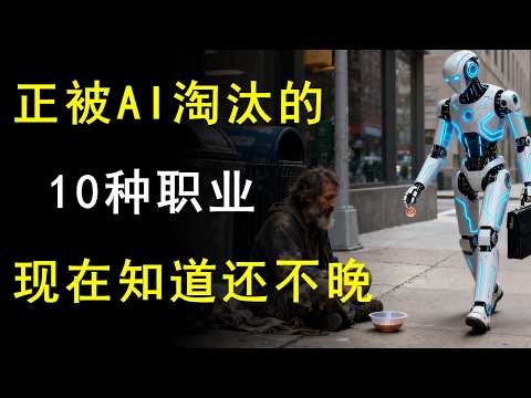 未来10年，最容易被AI取代的10个职业，一定要尽量避开！