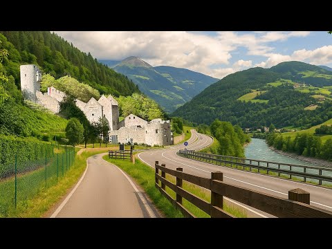 🚴 Scenic Cycling Journey from Brixen to Kiens | 4K GoPro POV | No Music, Just Nature