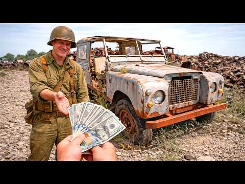 ASMR Car Restoring a 1948 Land Rover Series I WWII Era Icon | Auto88 Car Restoration