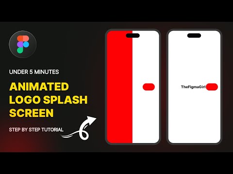 Animated Logo Splash Screen in Figma | Step-by-Step Tutorial for Beginners