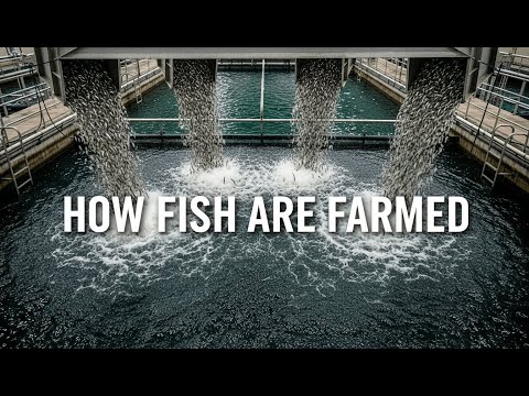 How Industrial Fish Farms Produce Millions of Fish