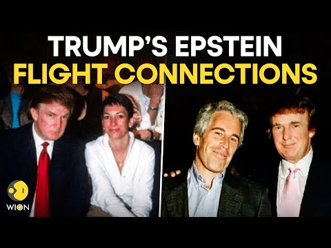 Epstein Files LIVE: US President Trump Took 8 Flights on Epstein Jets Between 1993 and 1996