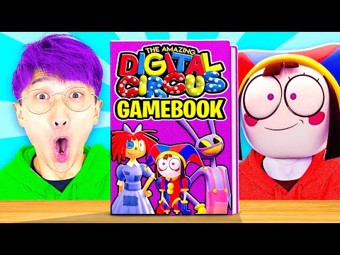 DIY AMAZING DIGITAL CIRCUS GAME BOOK!? (LANKYBOX REACTION!)