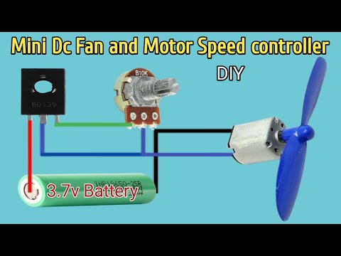 How to Make 3.7v Fan Speed controller  | 3.7v to 5v fan speed controller
