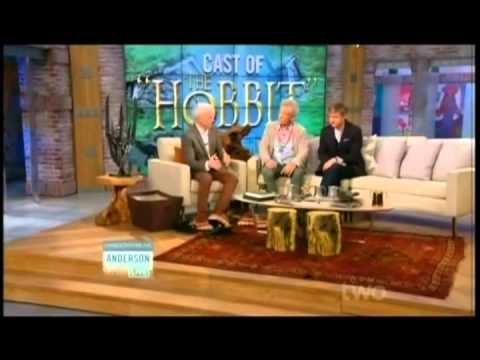 Hobbit cast on Anderson Cooper Live December 14, 2012