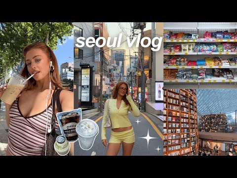 3 days in seoul | shopping, getting my makeup done by a k-beauty artist & trying korean snacks ♡