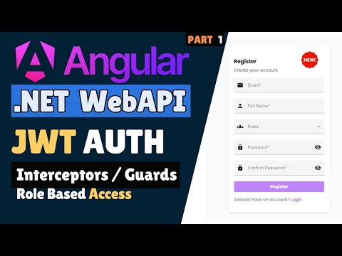 Angular & ASP.NET Core Web API Authentication | Authorization -A Step by Step Guide - Part 1