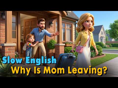 Why Is Mom Leaving? | Easy English Listening Practice Story (A1-A2 Level)
