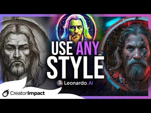 Style transfer with Leonardo AI's STYLE REFERENCE feature is incredible!